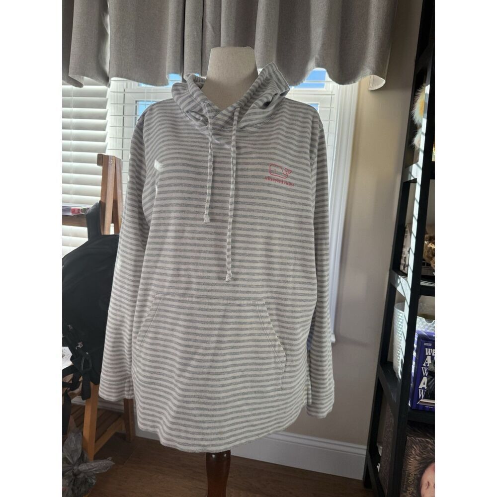 Vineyard Vines Women’s Pullover Hoodie, Size XL, Striped
